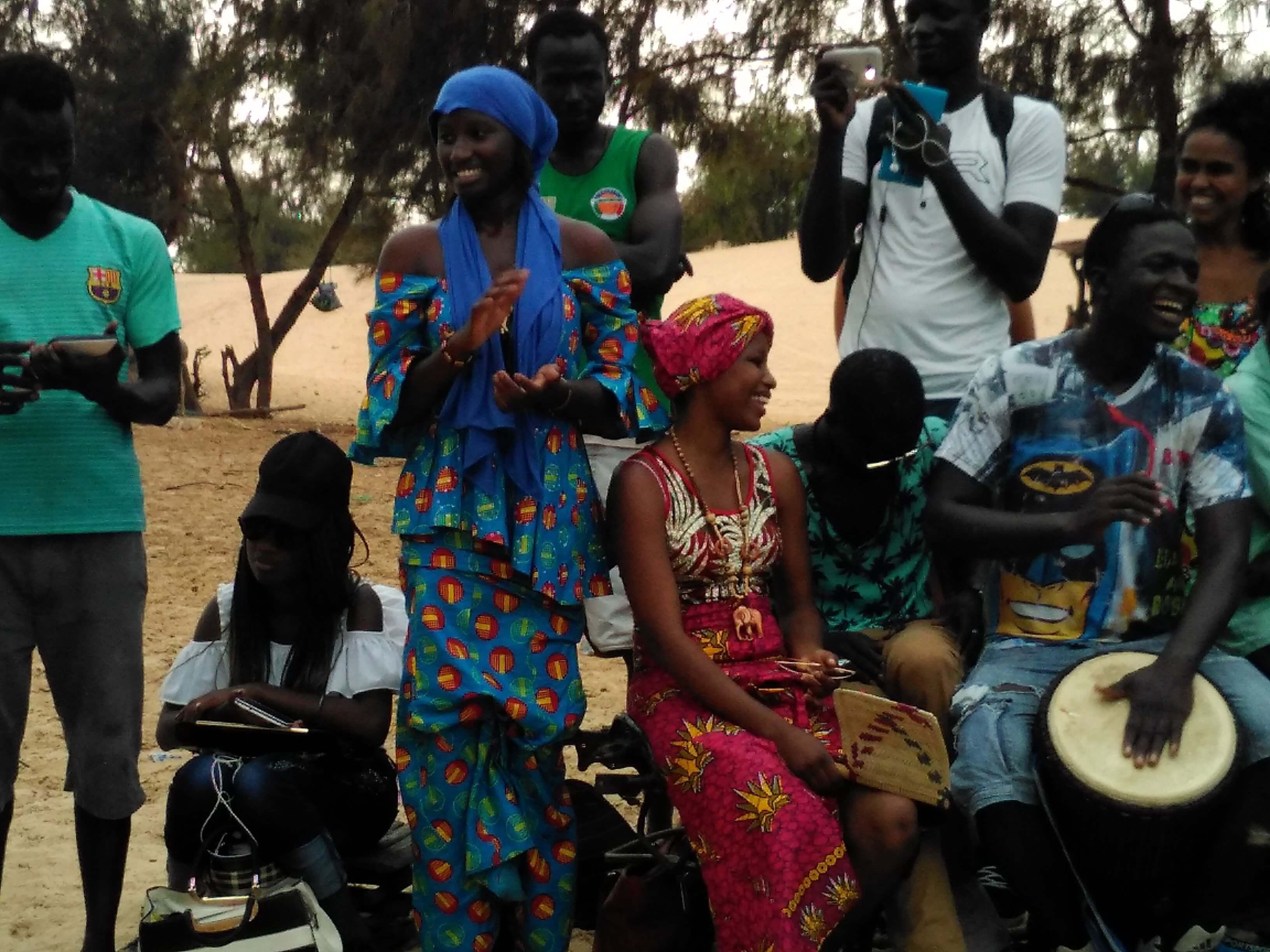 Percusión e danza mandingas en Senegal